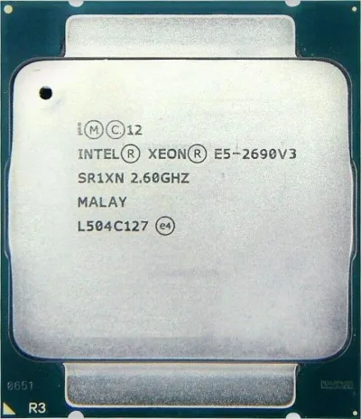E5-2690V3 - Intel Xeon E5-2690 v3 12 Core 2.60GHz 9.60GT/s QPI 30MB L3 Cache Processor