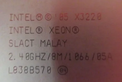 E7340 - Intel Xeon 2.40GHz 1066MHz FSB 8MB L2 Cache Quad Core Processor