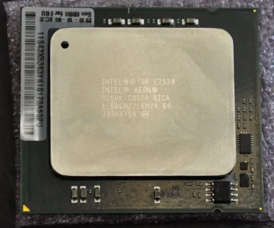 E7520 - Intel Xeon Quad Core 1.87GHz 4.80GT/s QPI 18MB L3 Cache Processor