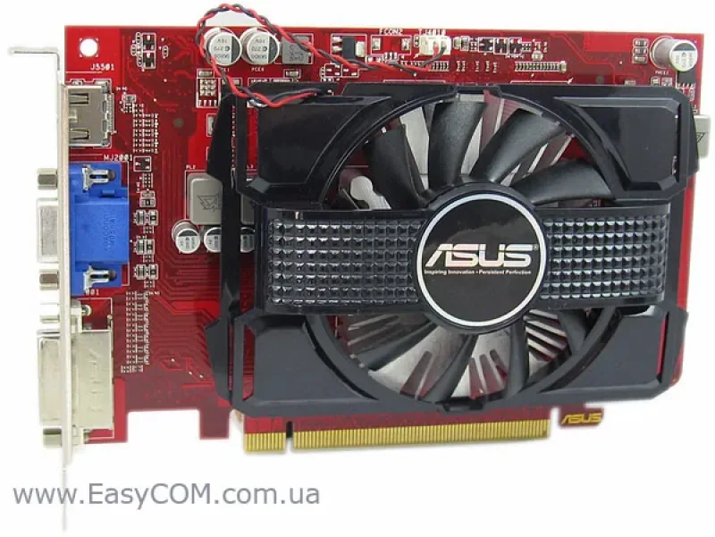 ASUS EAH6770/DI/1GD5 Radeon HD6770 1GB GDDR5 128-Bit PCI Express 2.1 D-Sub DVI HDMI HDCP Video Graphics Card