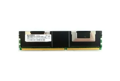 EBE21FE8ACFT-6E-E - Elpida 2GB DDR2-667MHz PC2-5300 Fully Buffered CL5 240-Pin DIMM 1.8V Dual Rank Memory Module