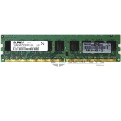 EBE81AF4ABHA-6E-E - Elpida 8GB DDR2-667MHz PC2-5300 ECC Registered CL5 240-Pin DIMM 1.8V Dual Rank Memory Module