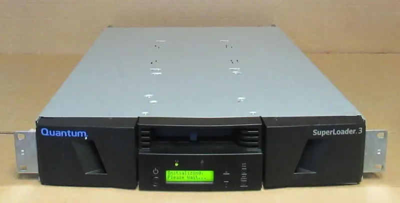 EC-L2EAA-YF - Quantum SuperLoader 3 Tape Autoloader - 1 x Drive/16 x Slot - 12.8TB (Native) / 25.6TB (Compressed) - SCSI