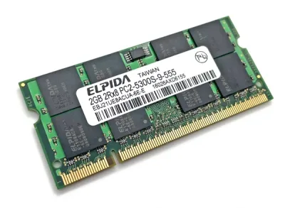 EDE1108AEBG-6E-F - Elpida DDR2-667MHz 128Mx8 FBGA DRAM Memory Chip