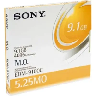 EDM-9100C - Sony 5.25 Magneto Optical Media - Rewritable - 9.1GB - 14x