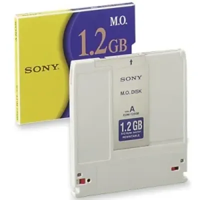 EDM1200B - Sony 5.25 Magneto Optical Media - Rewritable - 1.2GB - 5.25 - 2x