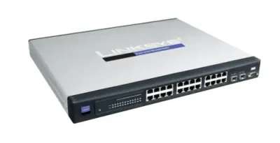 EG24M - Cisco Linksys EtherFast II Gigabit Managed Switch 24 x 10/100Base-TX LAN 2 x Expansion Slot Managed Ethernet Switch