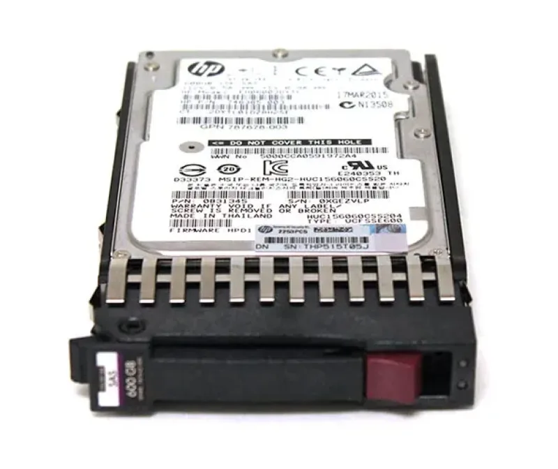 EH0600JDYTL - HP 600GB 15000RPM SAS 12Gb/s Hot-Pluggable 2.5-inch Hard Drive