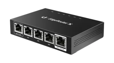 ER-X - Ubiquiti EdgeRouter X 1 x Gigabit Ethernet Data/PoE Input Port, 3 x Gigabit Ethernet Data Ports, 1 x Gigabit Ethernet Passthrough Port