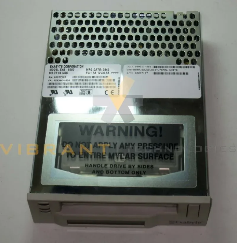 EXB8900 - IBM 20/40GB SCSI 50-Pin LVD/SE Tape Drive