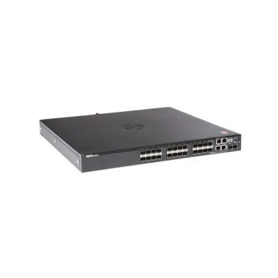 F0J6T - Dell EMC PowerSwitch N3000 Series N3024F 24 x Ports 10/100/1000Base-T + 2 x Ports 10 Gigabit SFP+ 2 x Ports 1000Base-T Combo Rack-Mountable Layer 3 Managed Gigabit Ethernet Switch