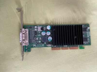 F1811 - Dell nVidia Geforce4 128MB AGP Dual DVI Low Profile Graphics Card
