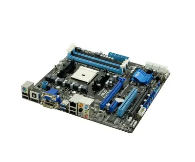 F1A75-M - Asus Desktop Motherboard AMD Socket FM1 Micro ATX 1 x Processor Support 64GB DDR3 SDRAM Maximum RAM CrossFireX Support Serial ATA/600 Yes Controller No 2 x PCIe x16 Slot 2 x USB 3.0 Port Yes