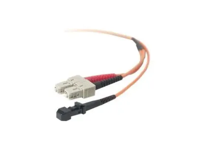F2F20297-03M - Belkin Fiber Optic Duplex Patch Cable MT-RJ Male SC Male 9.84ft Orange