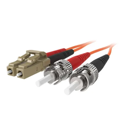 F2F402L0-15M - Belkin Network Cable LC Multimode (Male) ST Multimode (Male) 49ft Fiber Optic 50 / 125 Micron