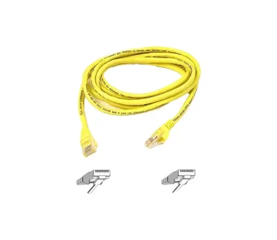 F3X126B02M - Belkin 2M Cat5e Crossover Cable (Yellow)