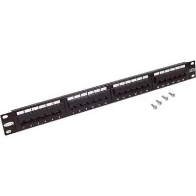 F4P338-24AB5-AN - Belkin 24-Port Cat5E Angled Patch Panel