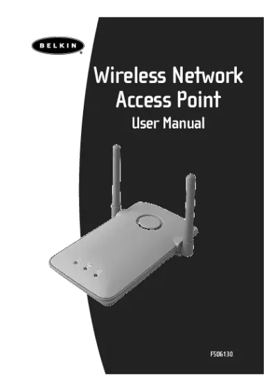 F5D6130 - Belkin Wireless Access Point 11Mbps