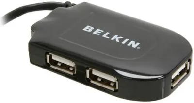 F5U045P - Belkin 4-port USB 1.1 Pocket Hub 4 x USB 1.1 USB Downstream External