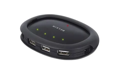 F5U234V1 - Belkin Hi-Speed USB 2.0 4-Port Hub USB External 4 USB Port(s)