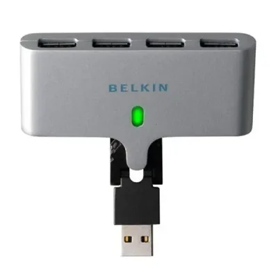 F5U415 - Belkin 4 Port USB 2.0 Swivel Hub 4 x 4-pin USB 2.0 USB External