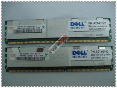 F626D - Dell 2GB DDR3-1066MHz PC3-8500 ECC Unbuffered CL7 240-Pin DIMM 1.35V Low Voltage Dual Rank Memory Module