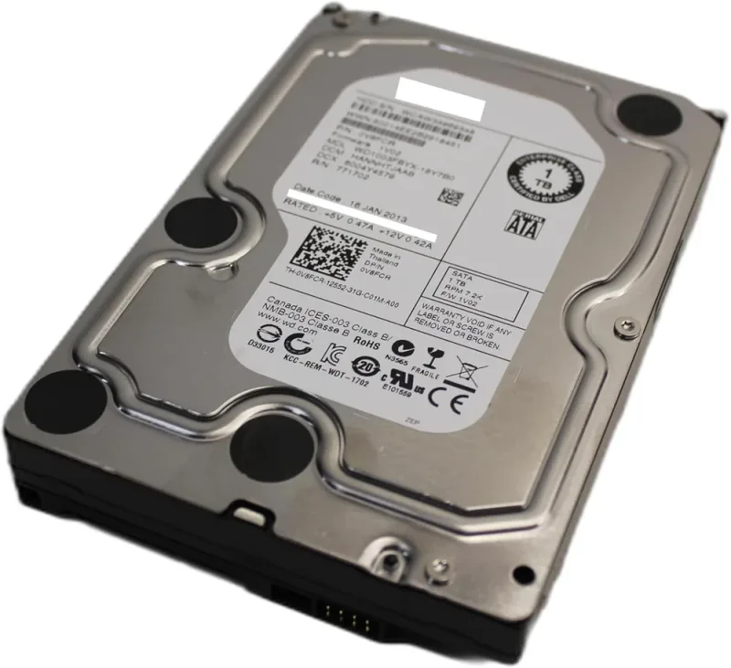 F791R - Dell 80GB 5400RPM SATA 3Gb/s 8MB Cache 2.5-inchHard Drive
