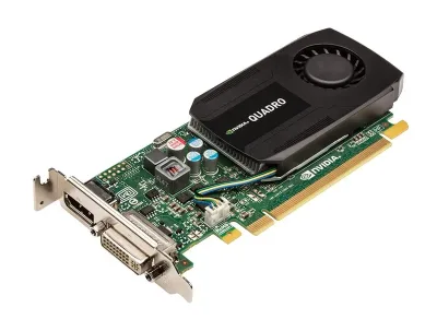 F86YK - Dell Nvidia Quadro K600 1GB GDDR3 DVI/ DisplayPort PCI Express Video Graphics Card