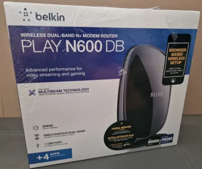 F9J1102UK - Belkin N600 Wireless Modem Router Adsl Restricted Sale