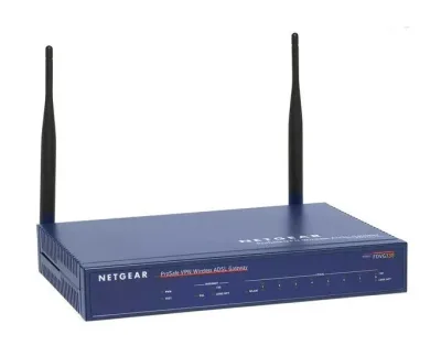 FDVG338 - Netgear ProSafe Wireless ADSL Modem VPN Firewall Router 8 x 10/100Base-TX, 1 x 10/100Base-TX IEEE 802.11a/b/g Wireless Security Router