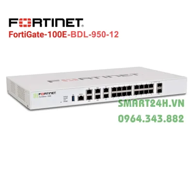 FG-100E-BDL-950-12 - Fortinet FG-100E Hardware plus 1 year 24x7 FortiCare and FortiGuard Unified (UTM) Protection