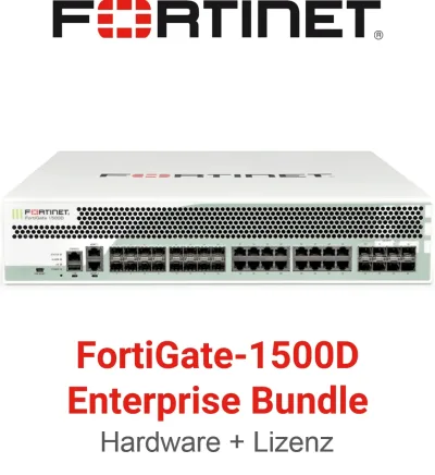 FG-1500D-BDL - Fortinet FG-1500D Hardware plus 1 Year 8x5 FortiCare and FortiGuard UTM Bundle