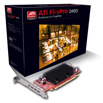 FIREPRO2460 - ATI Firepro 2460 512MB PCI Express X16 4x Mini DisplayPort Low Profile Workstation Video Graphics Card