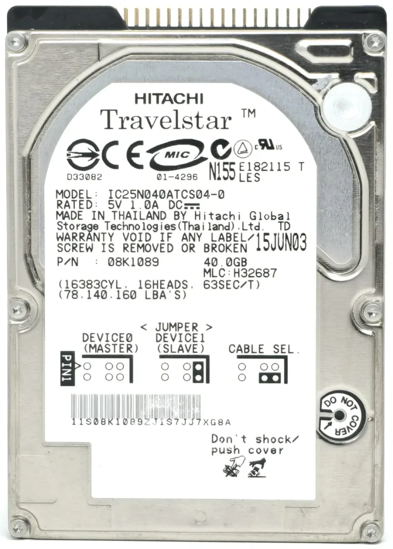FR-PCP9R-BA - HP 1.4GB 4000RPM ATA/IDE 2.5-inch Hard Drive