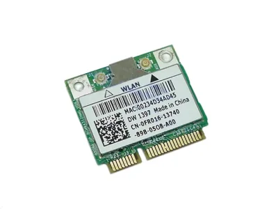 FR016 - Dell Wireless 1397 Half Mini Wi-Fi Card