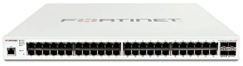 Fortinet FS-248E-POE FortiSwitch 48x Ports RJ-45 24x Ports GE PoE 24x GE Network 4x SFP(mini-GBIC)1U L3 Managed Ethernet Switch