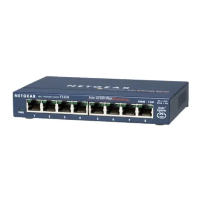 FS108 - NetGear ProSafe 8-Ports 10/100Mbps Ethernet Switch with Auto Uplink