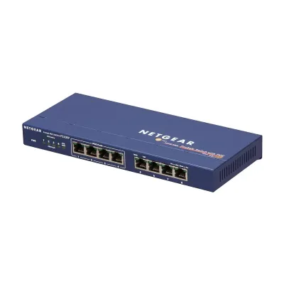FS108P - NetGear ProSafe 8-Ports RJ45 10/100Mbps with 4-Ports (PoE) Power over Ethernet Switch