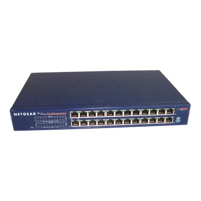 FS524 - NetGear ProSafe 24-Ports 10/100Mbps 1U Rackmount Ethernet Switch