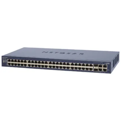 FS752TS - Netgear ProSafe 48-Port x 10/100Base-TX LAN 4 x 10/100/1000Base-T LAN Fast Ethernet Switch