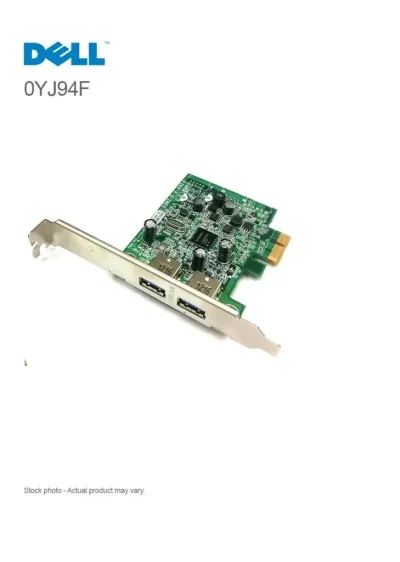 FWGJ8 - Dell Dual-Port USB 3.0 HUB PCI-Express X1 Expansion Card