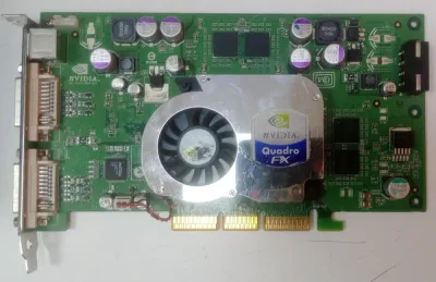 FX1100 - Nvidia Quadro FX 1100 128MB AGP 8x Graphics Card