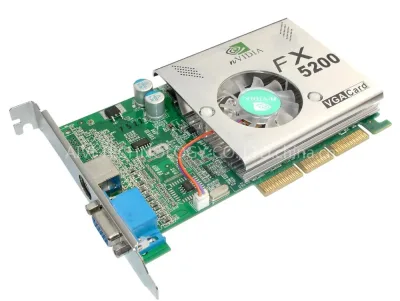 FX5200-256MA - nVidia GeForce FX5200 256MB Dual DVI VGA S-Video AGP Video Card