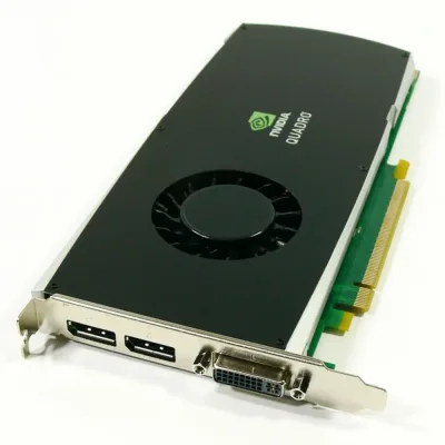 FY946ET - HP Nvidia Quadro FX1800 PCI-Express x16 768MB GDDR3 400MHz (1 x DVI-I 2 X DisplayPort) Video Graphics Card