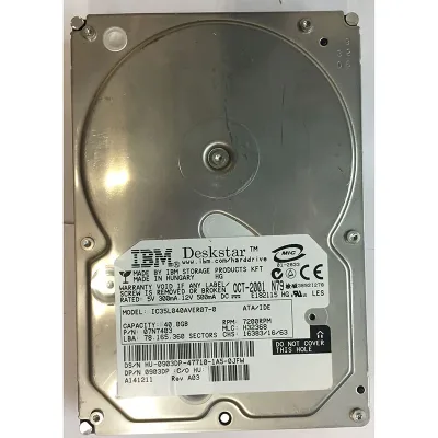 G0435 - Dell 40GB 5400RPM ATA/IDE 2.5-inchHard Drive