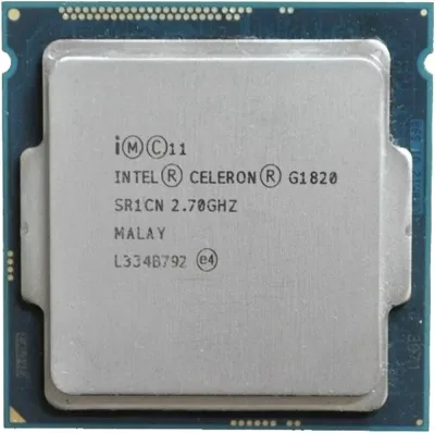 G1820TE - Intel Celeron G1820 Dual Core 2.70GHz 5.00GT/s DMI2 2MB L2 Cache Socket LGA1150 Desktop Processor