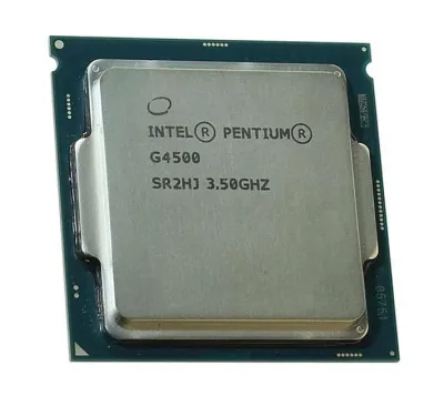 G4500 - Intel Pentium Dual Core 3.50GHz 8.00GT/s DMI3 3MB L3 Cache Socket FCLGA1151 Processor