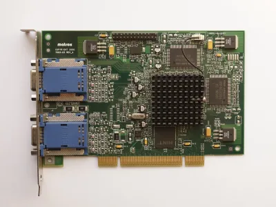 G45FMDVP32DS2F - Matrox Graphics Mga G450 32MB DDR 32-bit PCI Dvi Video Graphics Card