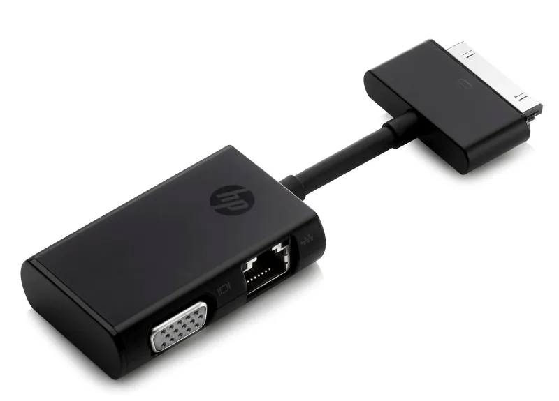 HP G7U78AA Dock Connector to Ethernet & VGA Adapter. In Stock