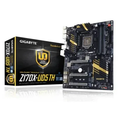 GA-Z170X-UD5-TH - Gigabyte Intel Z170 Express Chipset DDR4 4x DIMM 6x SATA System Board (Motherboard) Socket LGA 1151